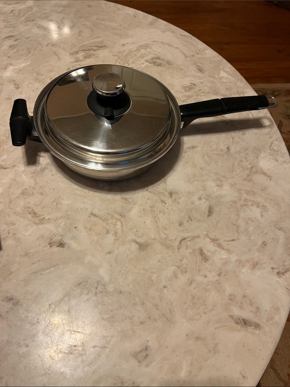 Ashcraft by West Bend 8.5” Stainless Steel Covered Sauté/Fry Pan